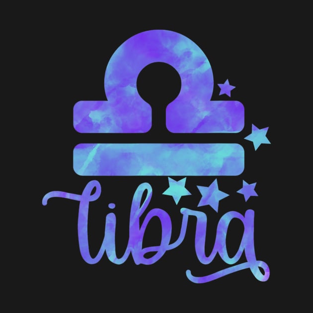 Watercolor Libra Zodiac Astrology Air Sign by IainDodes