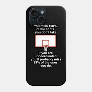 Taking a shot Phone Case