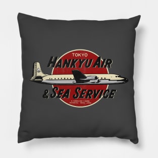 Vintage Japanese Airlines Pillow