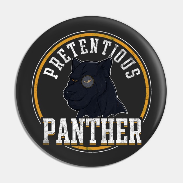 The Pretentious Panther Pin by Geekasms