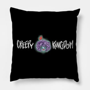 Creepy Kingdom Logo Pillow