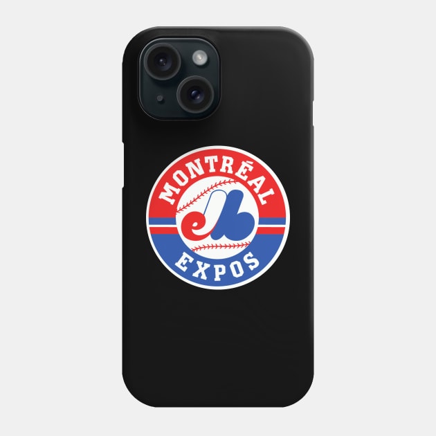 Defunct Montreal Expos Logo Phone Case by robotbasecamp