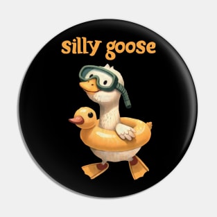 Silly goose Pin