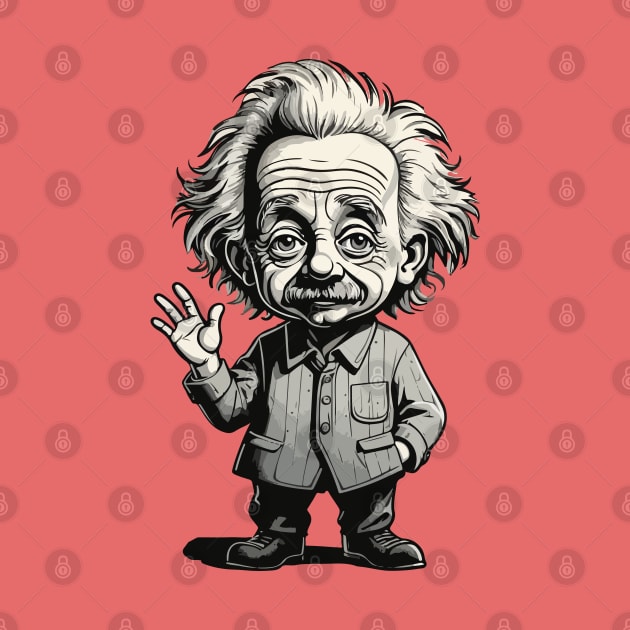 Albert Einstein by CatCoconut-Art