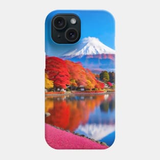 Mountain morning fog Phone Case