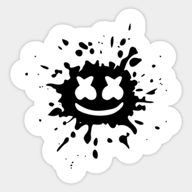 Marshmello Splash Marshmello Sticker Teepublic Tired of the same old text messages? marshmello splash