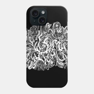 Abstract doodle art Phone Case