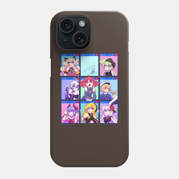 9 Vocal synths Phone Case by Probablynotsam