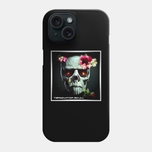 terminator skull Phone Case