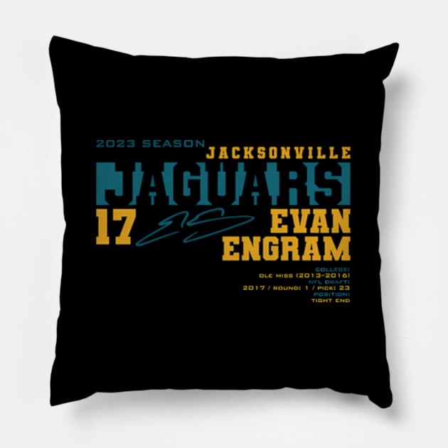 Engram - Jaguars - 2023 Pillow by Sink-Lux