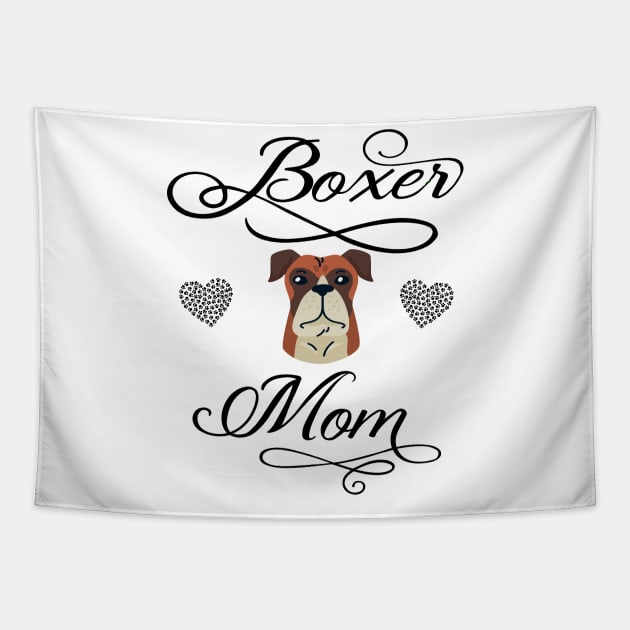 Boxer Mom Tapestry by BamBam