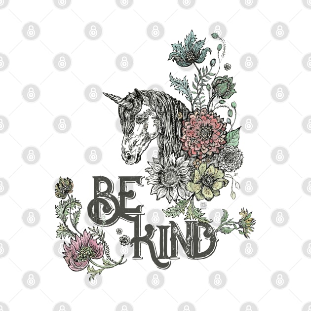 Be Kind - Unicorn. by FanitsaArt