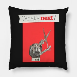 What´s next Collage art Pillow