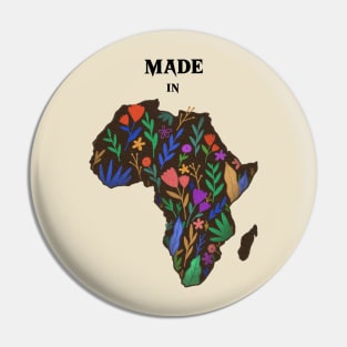 Made in Africa T-Shirt Pin