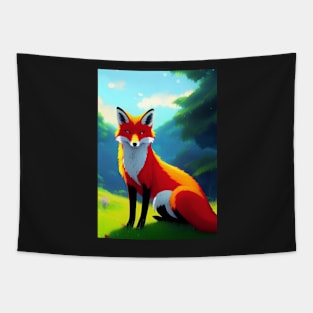 ELEGANT FOX Tapestry