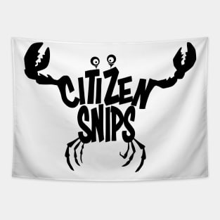 Citizen Snips (Black Design) Tapestry