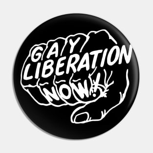 Gay Liberation Now! Pin