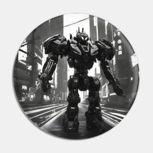 AI Generated Art | Transformer | Mecha Pin