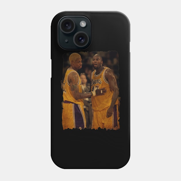 Glen Rice and Dennis Rodman Vintage Phone Case by CAH BLUSUKAN