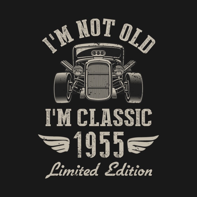 I'm Classic Car 67th Birthday Gift 67 Years Old Born In 1955 by Penda