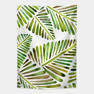 Green Banana Leaves Tapestry