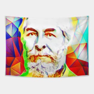 Jean Charles Galissard de Marignac Colourful Portrait | Jean Charles Galissard de Marignac Artwork 9 Tapestry