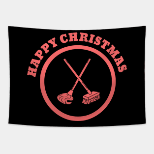 Happy Cleaners christmas Tapestry