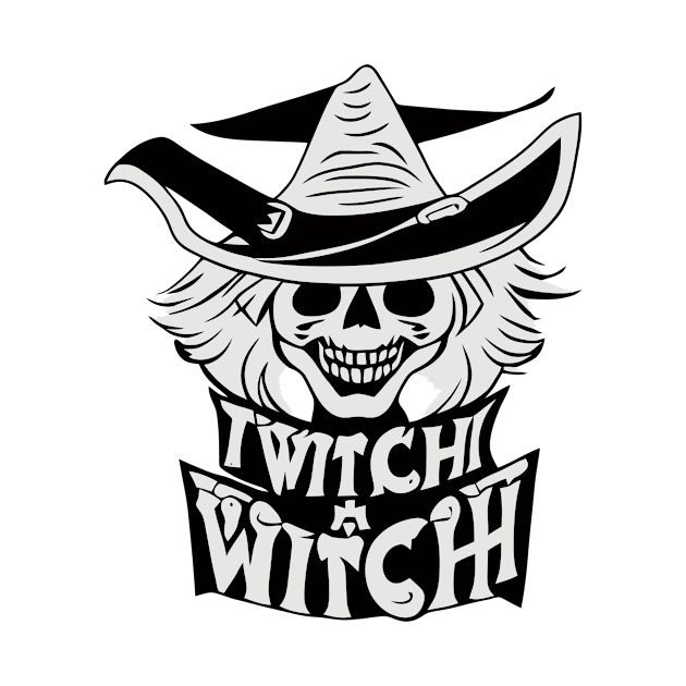 Twitch Witch Halloween Design by MindGlowArt