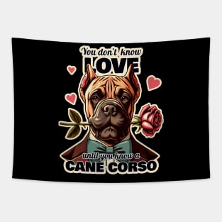 Cane Corso Valentine's day Tapestry