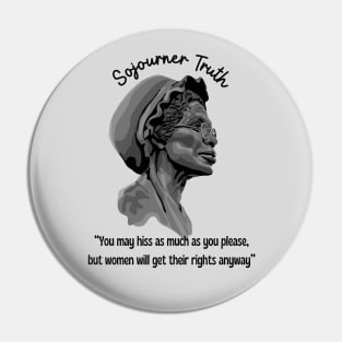 Sojourner Truth Portrait and Quote Pin