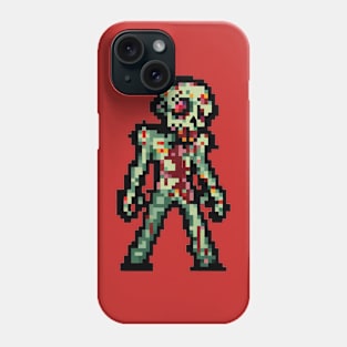 Zombie Pixel Art Phone Case