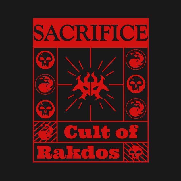 Cult of Rakdos | Sacrifice | MTG Guild Red on Black Design by ChristophZombie