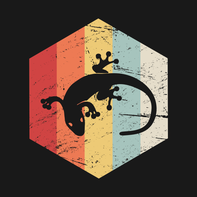 Retro Vintage Pet Gecko Icon by MeatMan