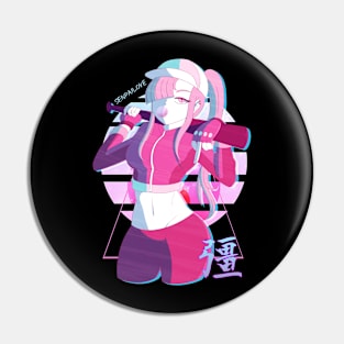 VaporWave - Strength Pin