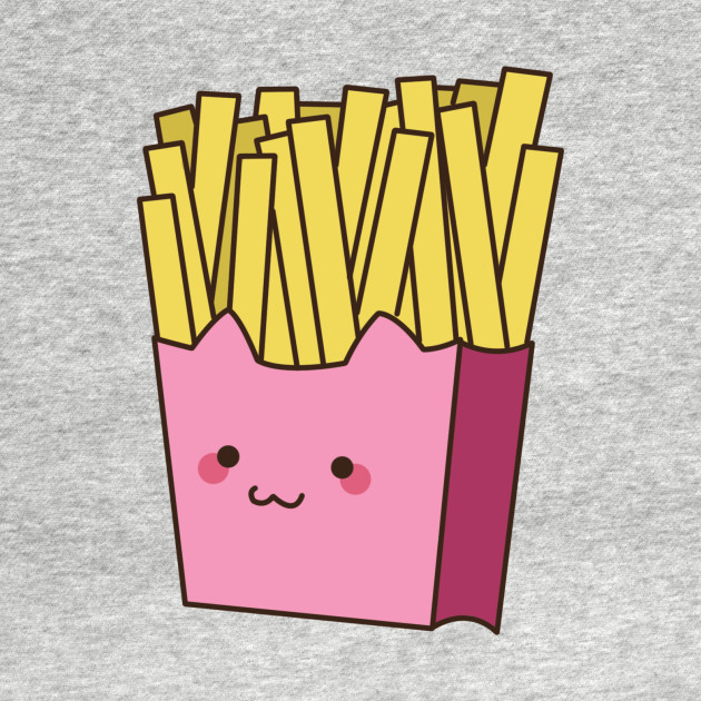 Cat French Fries French Fries T Shirt Teepublic