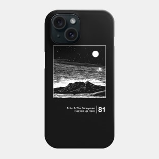 Echo & The Bunnymen - Minimalist Style Graphic Artwork Phone Case