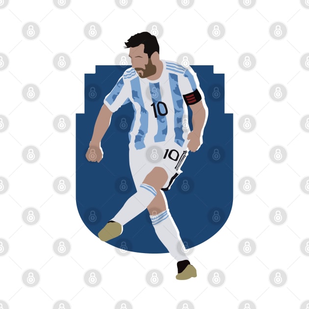 Lionel Messi Argentina Captain Copa America by Jackshun