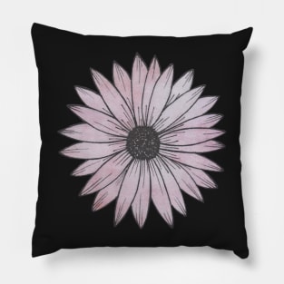 Linework flower purple Pillow