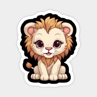 Kawaii Lion Magnet