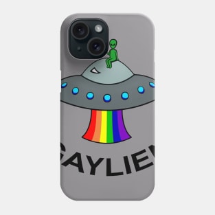 Rainbow Gaylien Pride Alien Phone Case