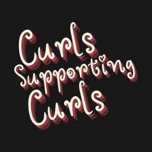 Curls Supporting Curls v14 T-Shirt