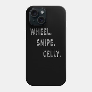 wheel snipe celly funny meme hockey Phone Case