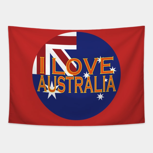 I love Australia Tapestry by EunsooLee