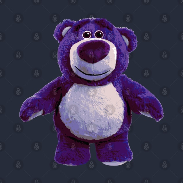 Purple Bear by byb