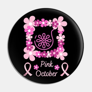 Pink October Pin