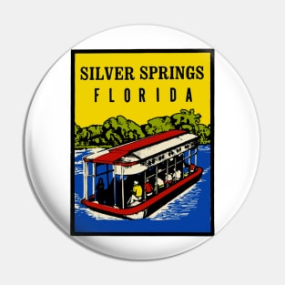 Silver Springs Florida Decal Pin