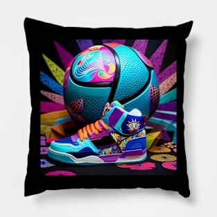 Shoes and basketball Pillow