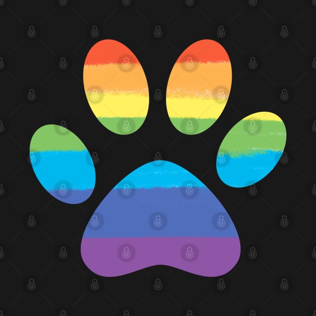 Dog Paw Rainbow Pride Shirt, LGBTQ, Gay Shirt, Lesbian Shirt, Gift for Gay Lesbian, Gift for Dog Lovers, Queer Pride Month by InfiniTee Design