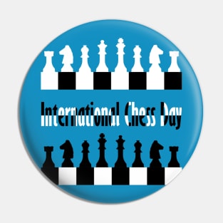 International Chess Day 20th July Pin
