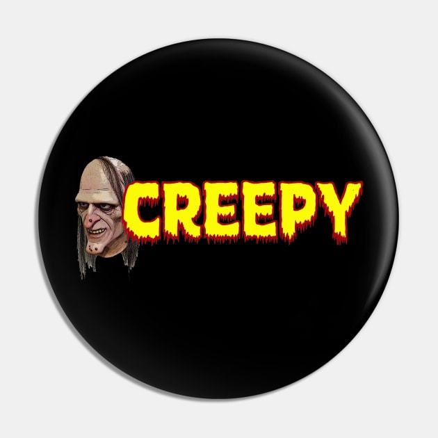 Creepy Magazine with Uncle Creepy Pin by MonkeyKing